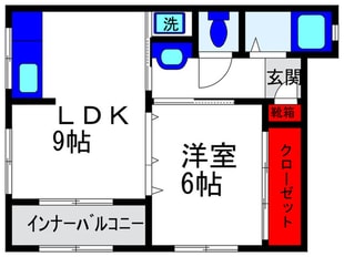 第３パ－ルマンションの物件間取画像